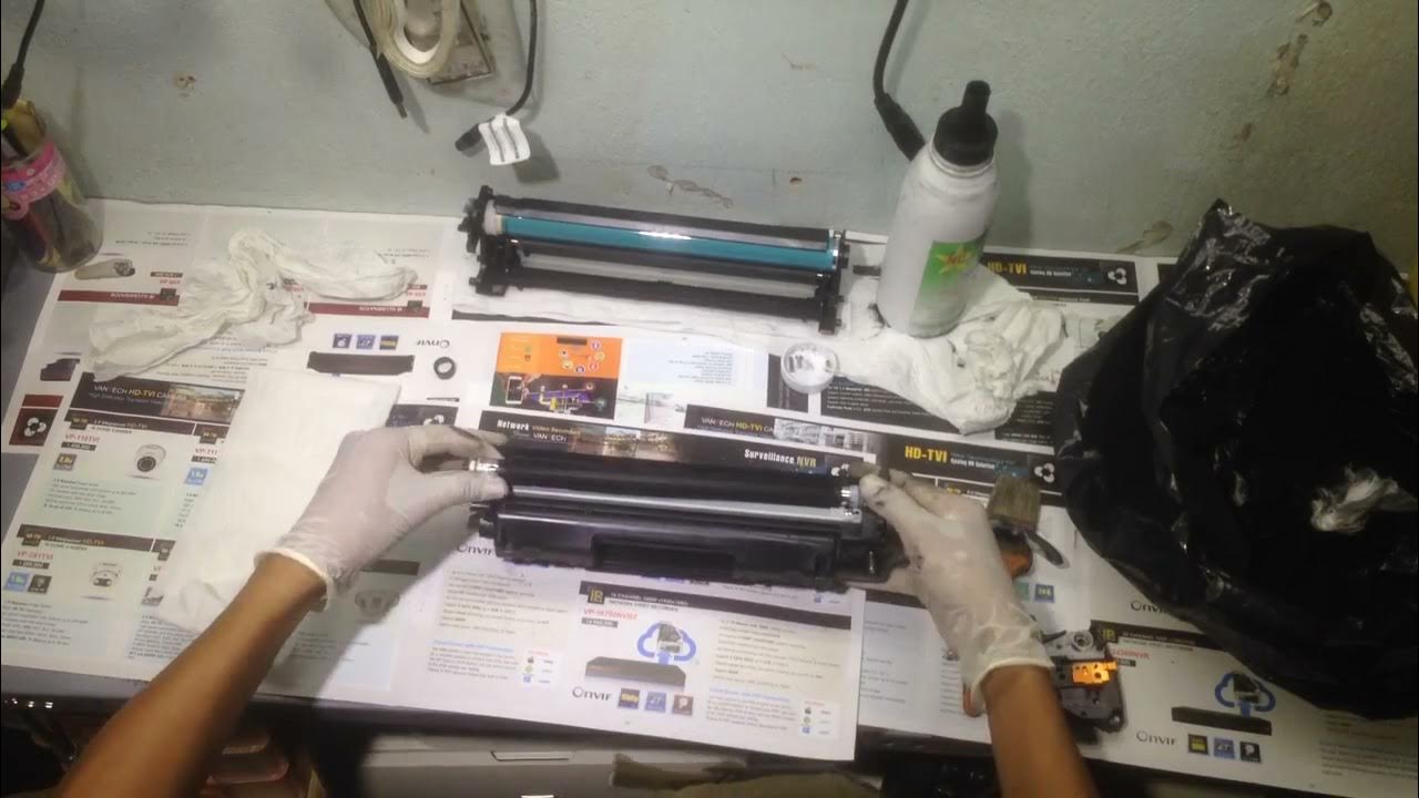 Laser Printer Refill HP Laserjet p2055d Toner Cartridges 85A , 08A