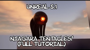 Unreal Niagara - Tentacle effect with physics simulation (FULL TUTORIAL)