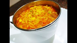 Maggi Soup Noodles Recipe | Veggi Maggi Soup Noodles | Soupy Masala Maggi Noodles | cook with taste