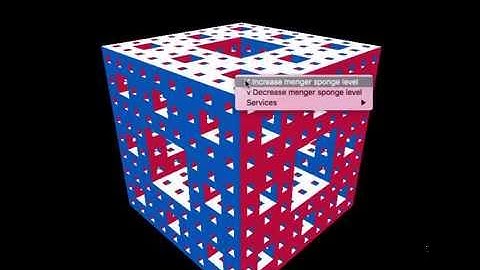 Menger Sponge Demo