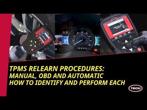 TPMS Relearn Procedures - Manual, OBD and Automatic - Izzy Shows Us How to  Identify and Perform Each 