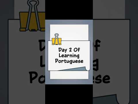 LEARNING PORTUGUESE THE BEST WAYS😊