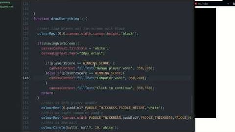 Making a game in 5 minutes (Pong, Javascript)