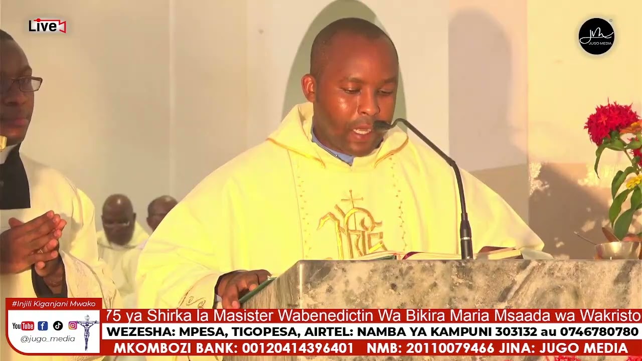 RECORDED :- Misa ya Uzinduzi wa Jubilei ya Miaka 75 ya Shirika la Masister Wabenedictin - Ndanda.
