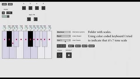 Microtonal Synth Prototype in MaxMSP