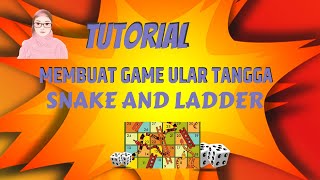 CARA MEMBUAT GAME EDUKASI ULAR TANGGA SNAKE AND LADDER SECARA ONLINE screenshot 4