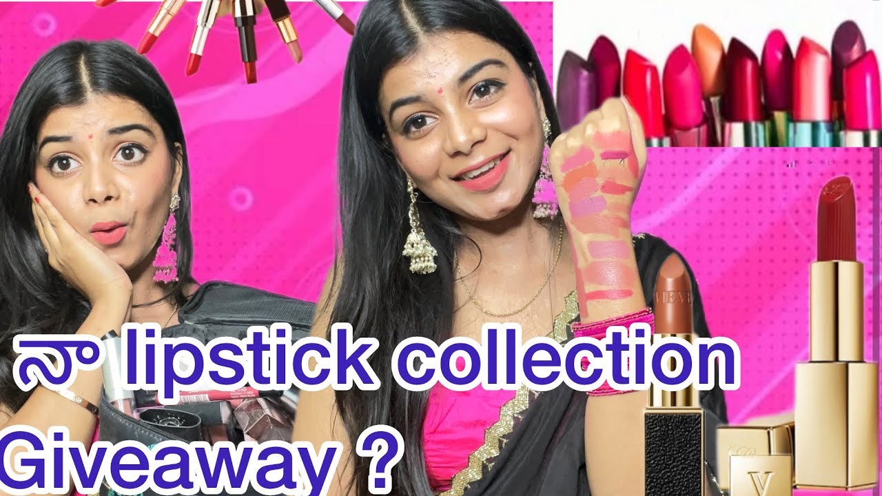 My lipsticks collection #telugu #vlogs #girls #lipstick #lipsticklover #vlogging  #collection