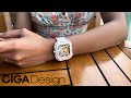 A skeletonized watch for my girlfriend - CIGA Design Mechanical Watch Series X Machina