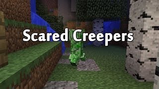 Scared Creepers in Vanilla Minecraft @ItzaMeLuigiLP