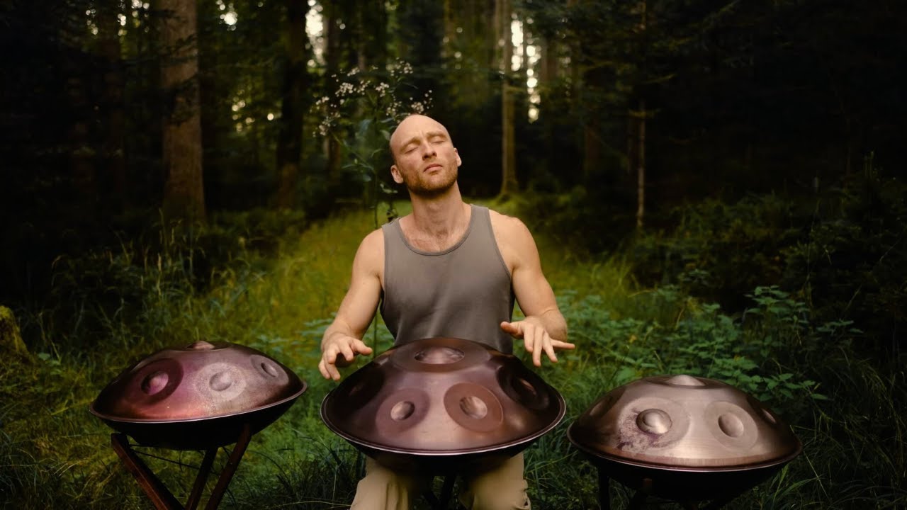 Relax Your Mind | 1 Hour Handpan Music for Focus & Sleep (1111Hz)