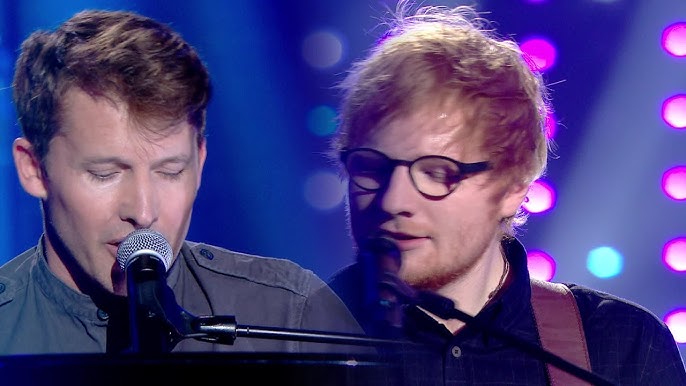 Ed Sheeran / James Blunt "Sacrifice" (Elton John) (2017) (Extrait) - YouTube