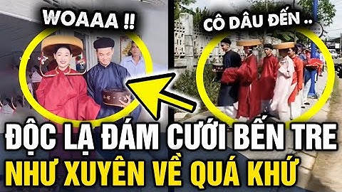 Độc lạ ĐÁM CƯỚI BẾN TRE gây sốt bởi phong cách NAM BỘ XƯA, được tổ chức ở PHỦ HỌ TRẦN | Tin 3 Phút