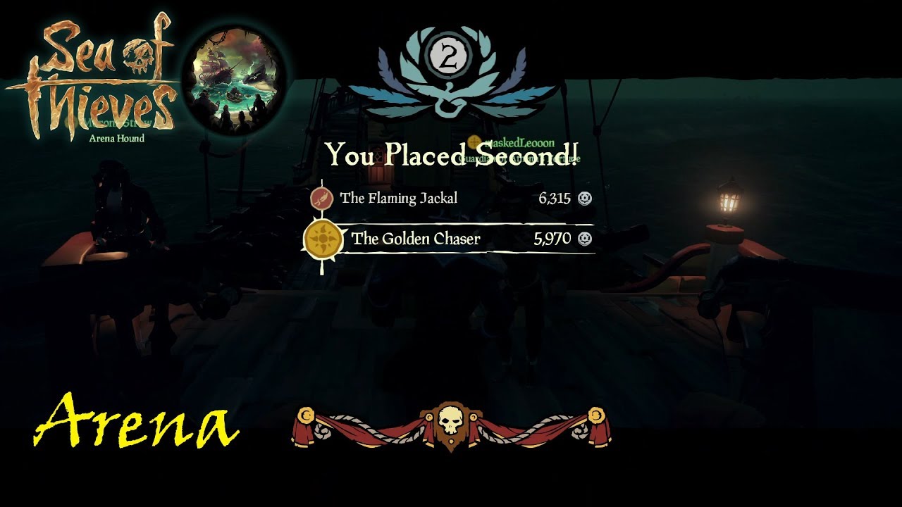 Sea of Thieves Arena - The Golden Chaser 2nd Place