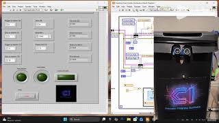 Smart Garbage Can - Arduino + LabVIEW - LINX