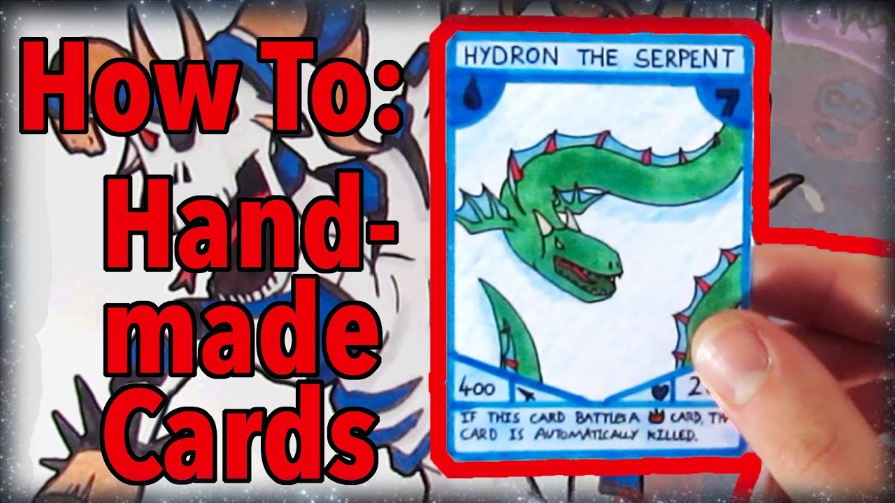 how-to-make-trading-cards-by-hand-5-minute-tutorial-youtube