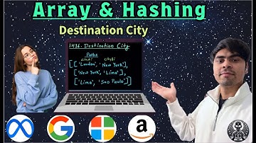 LeetCode 1436 | Destination City | Python In-Out Count Method | AlgoYogi