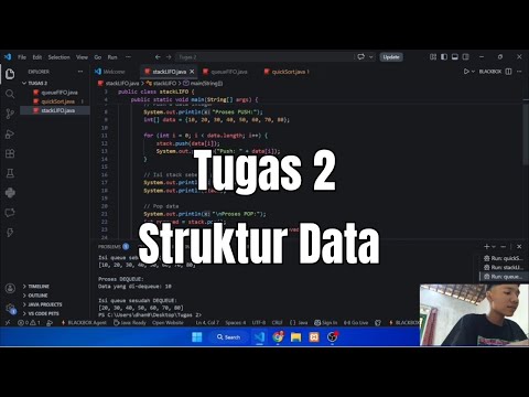 Tugas 2 Struktur Data UT || Stack | Queue | Quick Sort