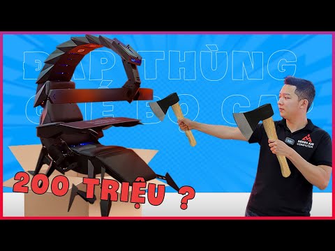 Trải nghiệm nhanh ghế gaming bọ cạp đầu tiên tại Việt Nam