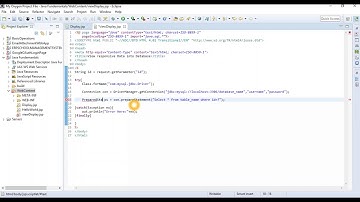 Responsive table to retrieve data from database and display in jsp page || Part-2