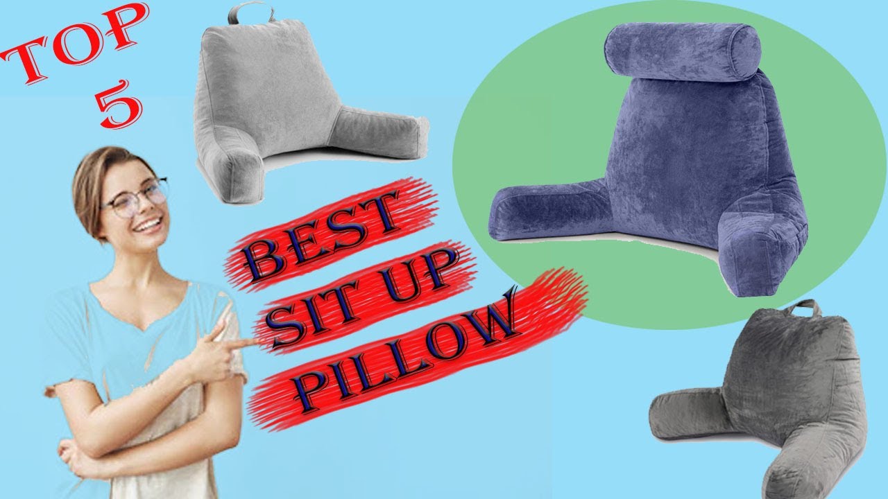 Back Pain Pillow For Sitting In Bed YouTube