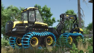 : Fs25 More cutting | Multiplayer Monday | Riverbend Timbers