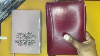 Unboxing EDC | Franklin Covey Red Leather Compact Planner