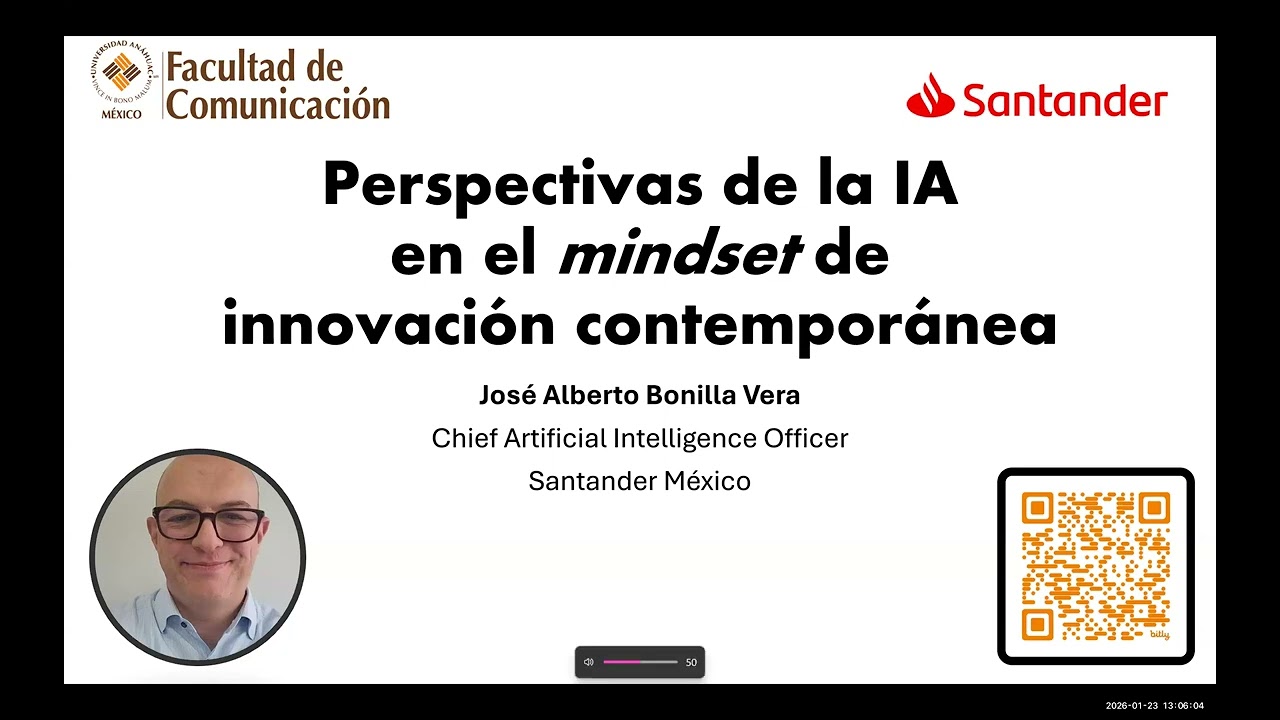 Sesión 1. Perspectivas de la IA en el Mindset de innovación contemporánea