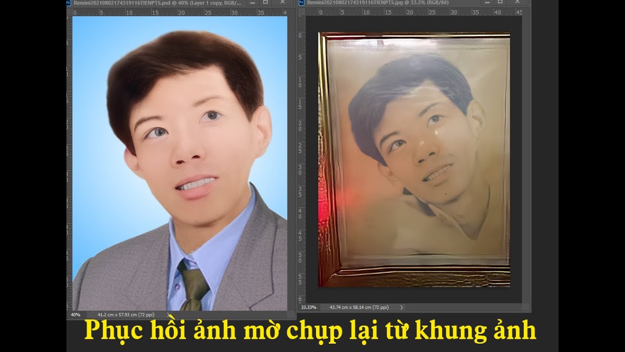 Hướng dẫn phục hồi ảnh củ chụp lại từ khung ảnh trên Photoshop | Chiasephotoshop - YouTube Hướng Dẫn Phục Hồi Ảnh Củ Chụp Lại Từ Khung Ảnh Trên Photoshop | Chiasephotoshop - Youtube