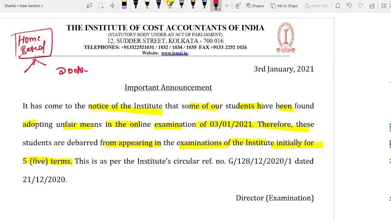 CMA Exam Announcement | CMA Important Announcement | CMA Exam Jan 2021