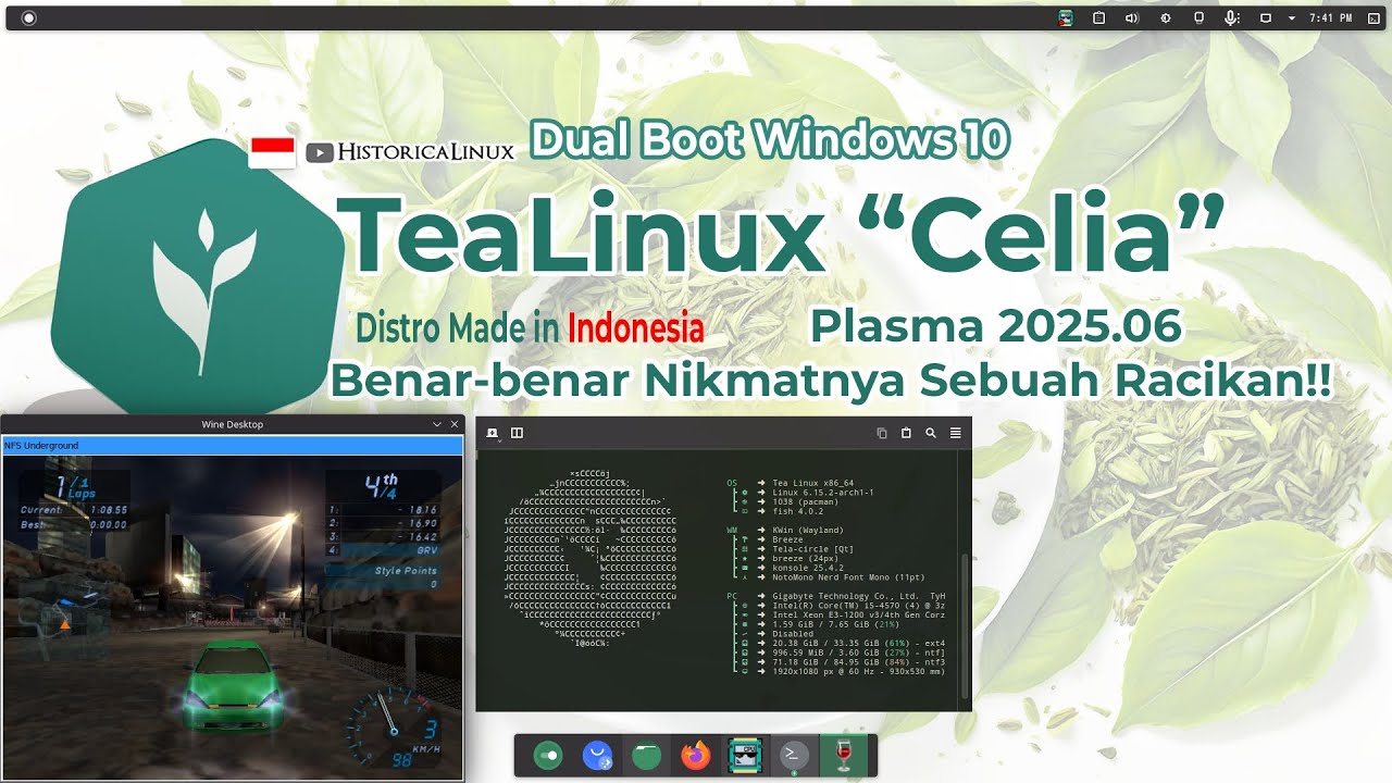 Tea Linux Os Yuk Install TeaLinux Distro Made in Indonesia | Nikmatnya Racikan ...