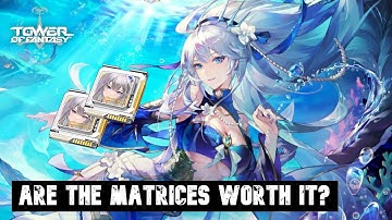 Fiona 0 star Matrices Review for Dps and Support - Tower of Fantasy