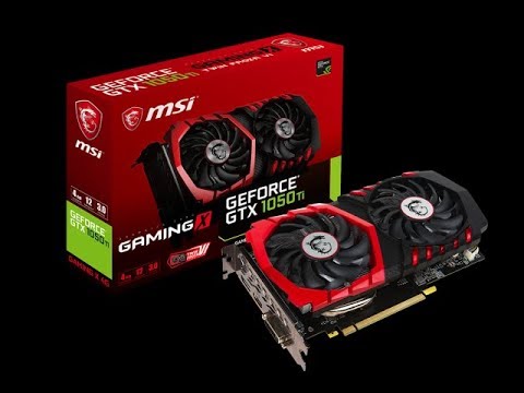 MSI GTX 1050 TI Gaming X 4G - купить видеокарту: цены, отзывы