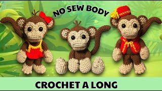CROCHET MONKEY AMIGURUMI CROCHET ALONG