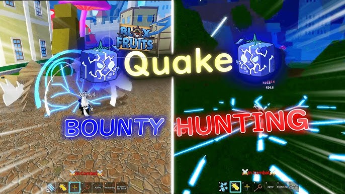 Quake Awakening + Godhuman Combo and Bounty hunting] Blox fruits 