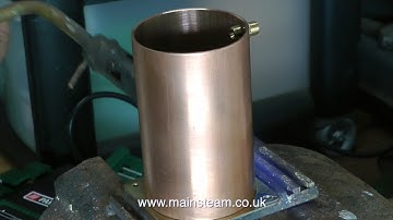 HOW TO MAKE A COAL FIRED STEAM ENGINE BOILER PLANT - PART #18