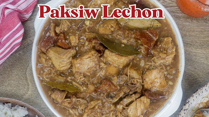 Paksiw na Lechon
