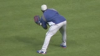 Puig and Ethier Compete for Accuracy on Long Throws