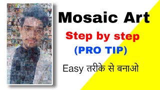 mosaic photo editing in Picsart step by step 2023 | college photo editing | new Picsart tutorial screenshot 5
