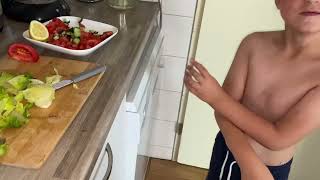 Download Lagu Vandaag Baylisan en Abdullah met de fiets gereden 🚲en Abdullah lekker salade gemaakt 😋 MP3