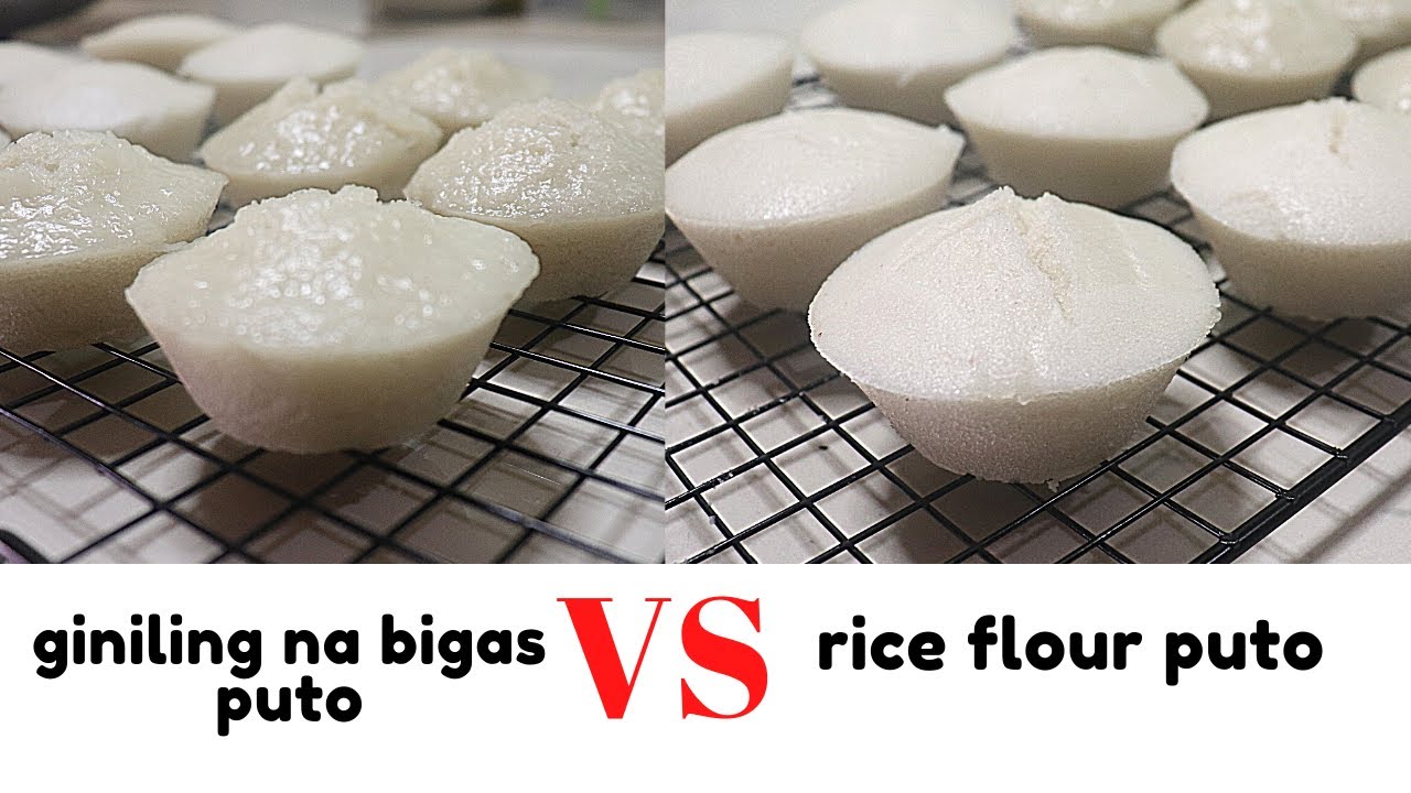 Ano Ang Pagkakaiba Ng Giniling Na Bigas Puto At Rice Flour Puto Paano