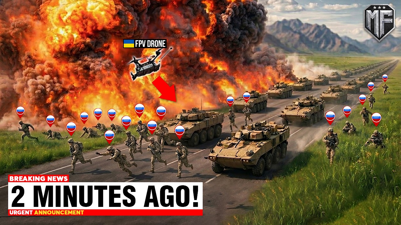 Russian MOST FEARED Assault Column ENTERS Ukraine - 5 Minutes Later, GONE