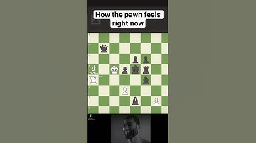 How the pawn feels right now: #chess #chessgame #chesscom #magnuscarlsen