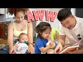 David So is the Best Baby Sitter 🙄 - WARNING: Extremely WHOLESOME vlog with lots of baby activities