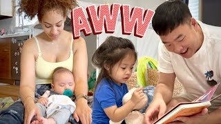 David So is the Best Baby Sitter 🙄 - WARNING: Extremely WHOLESOME vlog with lots of baby activities