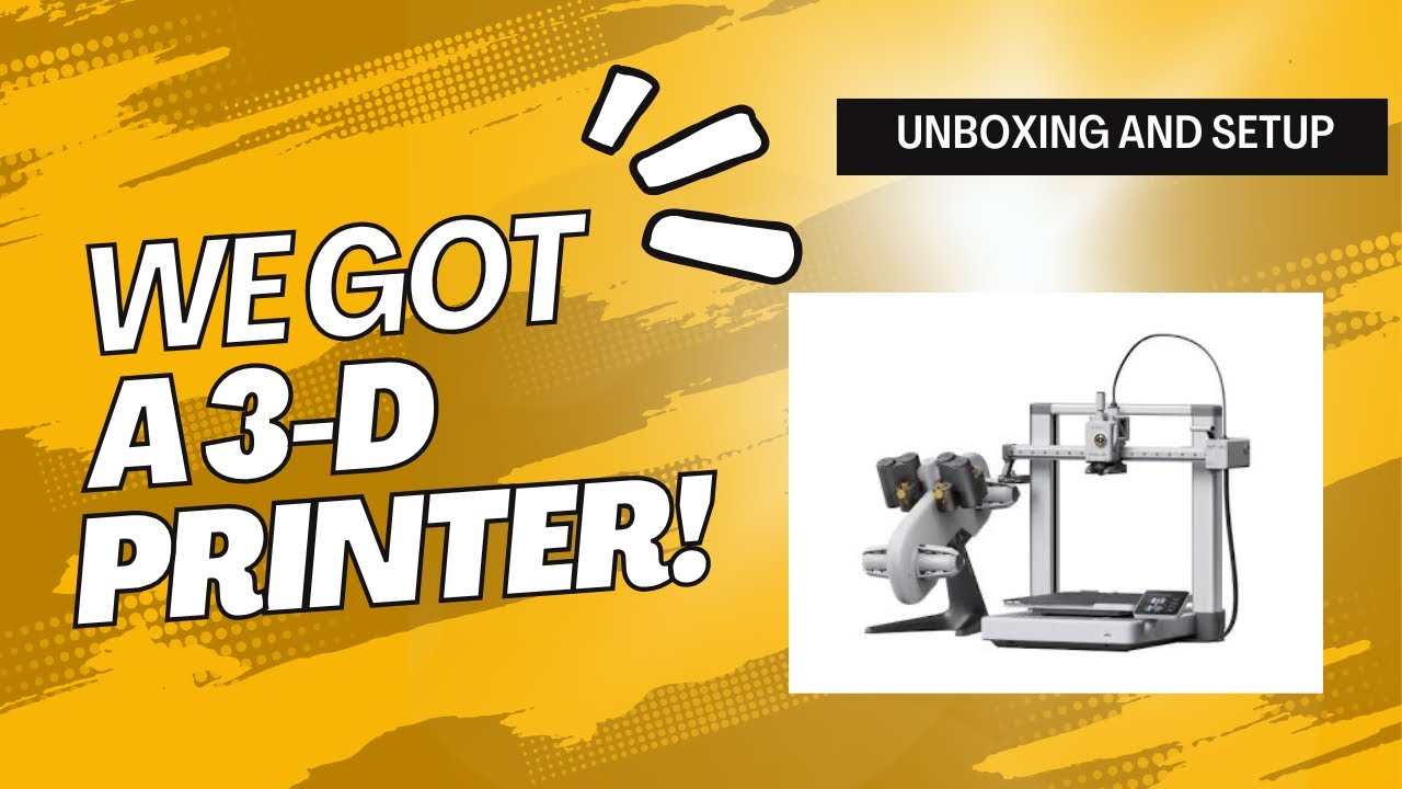 We Got a 3D Printer! Unboxing and set up of Bambu A1 Combo - YouTube