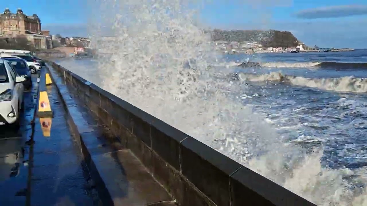 The Beauty and the Power of the Scarborough Sea.
