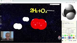 Interactive 3D Model: Hydrogen + Oxygen = Water