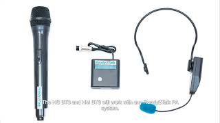 Ready2Talk - Wireless Microphones Hs Bt3 Headset And Hm Bt3 Hand Mic