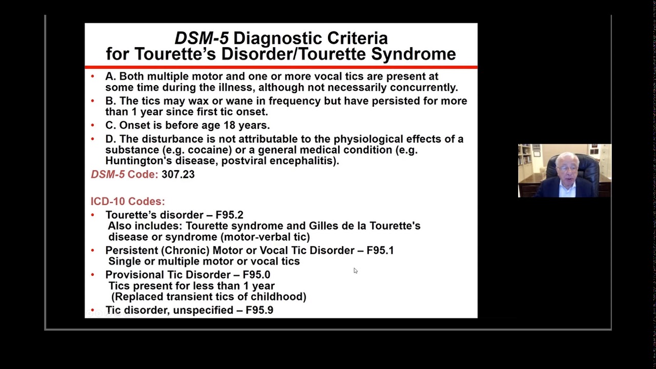 TICS & Tourette Syndrome - Prof. Joseph Jankovic