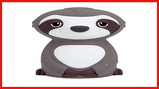 Nuby Sloth Baby Silicone Nightllght, Rechargeable, Color Changing Touch Night Light for Kids Bedside